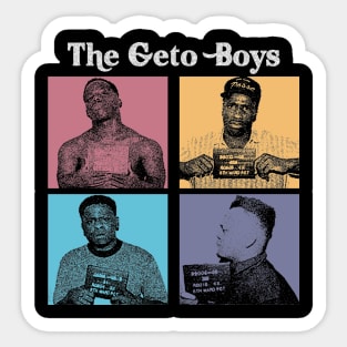 mugshot geto boys Sticker